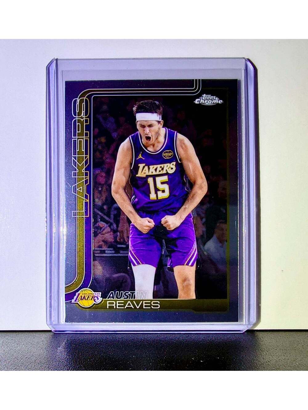Austin Reaves 2025-26 NBA Topps Chrome Update #54 Basketball Card Lakers